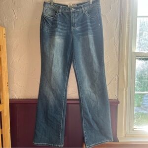 Earl Jeans Dark Blue Flare Denim